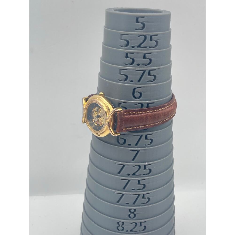 Fossil Women's Skeleton Watch 27mm - Fresh Battery - Adjustable Leather SK-4912 - Picture 15 of 15